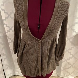 Abercrombie and Fitch Flare Cardigan Sweater Size Small